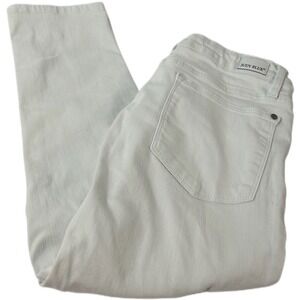 Judy‎ Blue Women's 11/30 White Jeans Skinny Fit Cropped Capri JB78107 Stretch